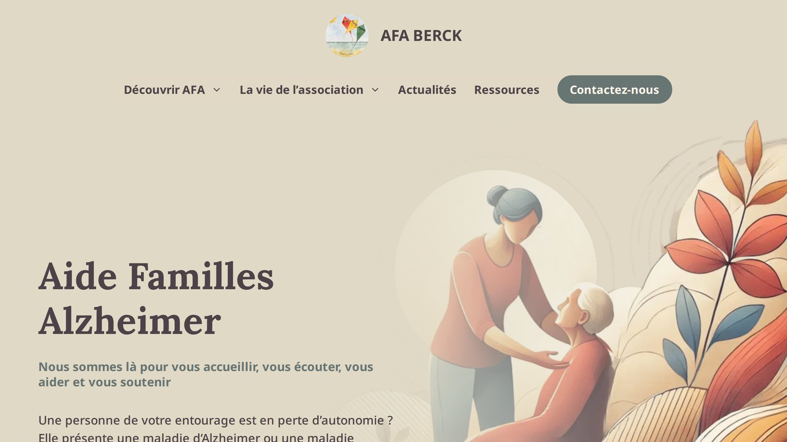 Aperçu du site de AFA Berck